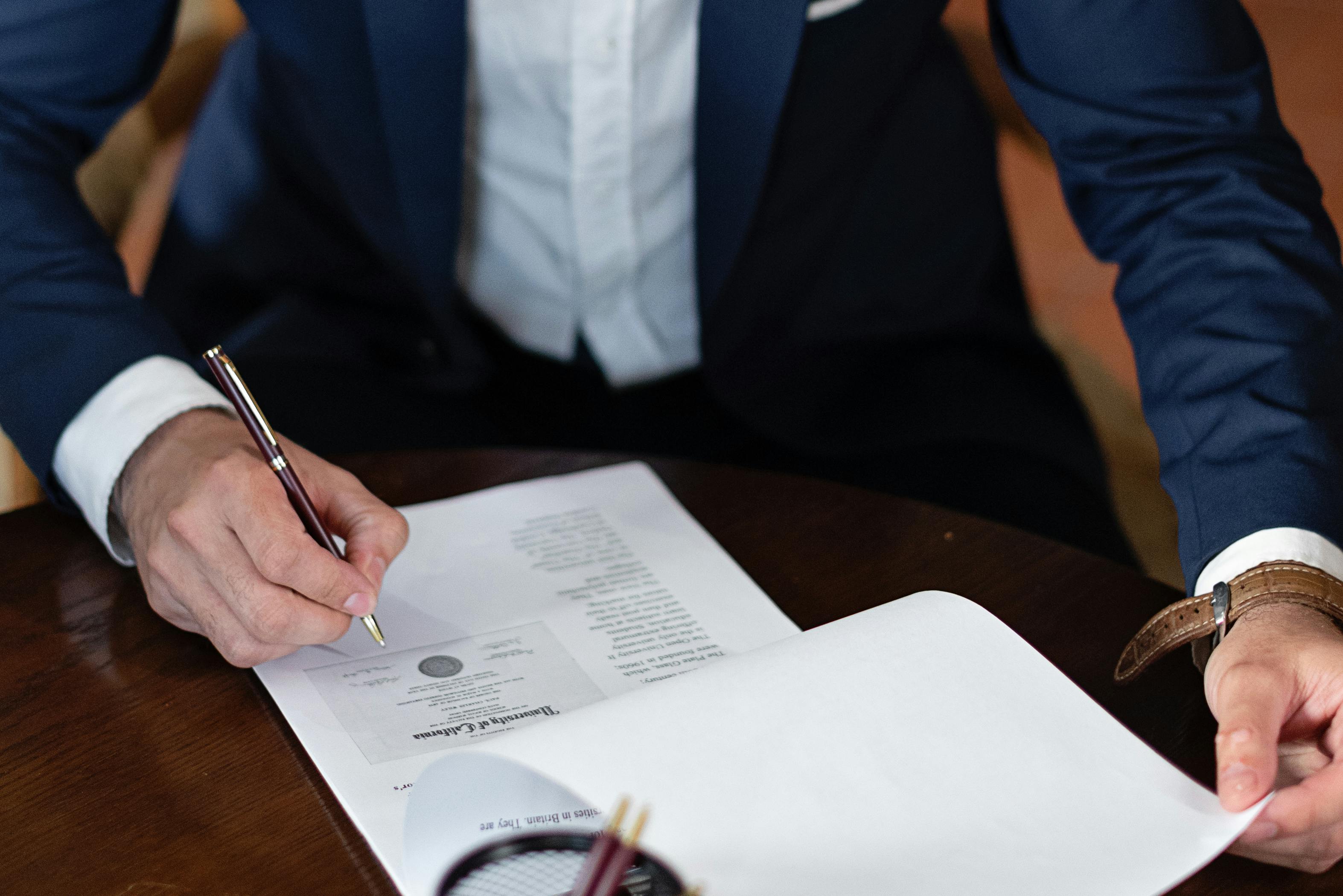 contract tekenen
